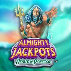 Almighty Jackpots – Realm of Poseidon logo by Novomatic at Ritzo Casino