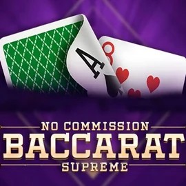Baccarat Supreme slot logo by OneTouch Games at Ritzo Casino