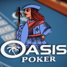 Official Poker logo: Oasis Poker by Nucleus Gaming at Ritzo Casino