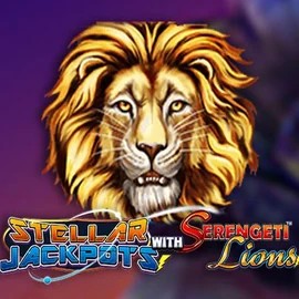 Stellar Jackpots with Serengeti Lions logo – Jackpots by Lightning Box Game at Ritzo Casino